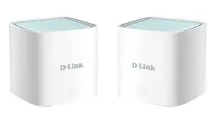 Produktfoto 1 von D-Link EAGLE PRO AI AX1500 Mesh System (2-Pack) WLAN Router WLAN 2.4GHz, 5 GHz AX1500 802,11ax/ac/n/g/b/a 1500Mbit/s