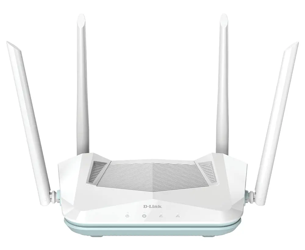 Produktfoto 1 von D-Link EAGLE PRO AI AX1500 Smart Router WLAN Router WLAN 2.4GHz, 5 GHz AX1500 802,11ax/ac/n/g/b/a 1500Mbps 3-Port