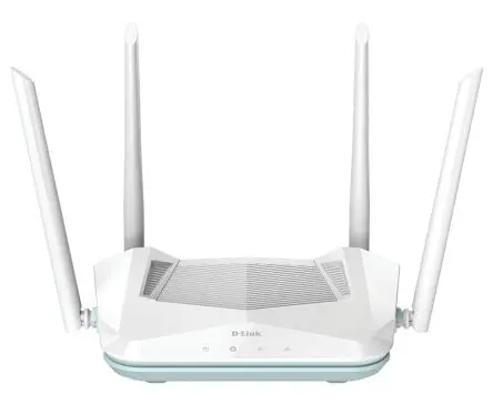 Produktfoto 1 von D-Link EAGLE PRO AI AX1500 Smart Router WLAN Router WLAN 2.4GHz, 5 GHz AX1500 802,11ax/ac/n/g/b/a 1500Mbit/s 3-Port