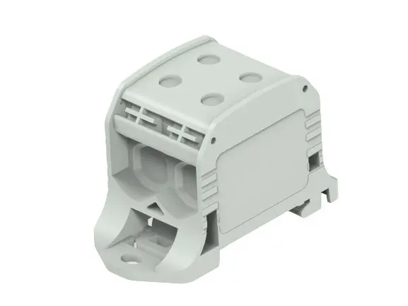 Produktfoto 1 von Entrelec 1SNF Anschlussklemmenblock 4 Grau, 1 kV ac Kabel