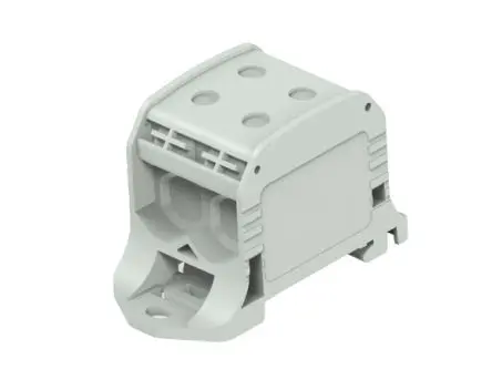 Produktfoto 1 von Entrelec 1SNF Anschlussklemmenblock 4 Grau, 1kV ac Kabel