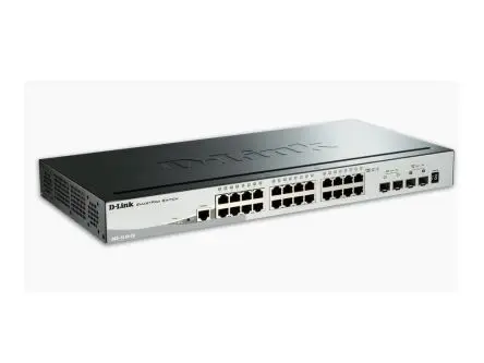 Produktfoto 1 von D-Link 28-Port Layer 3 Stackable Smart Managed Switch with 10G Uplinks Verwalteter Switch 28-Port Layer 3 stapelbare