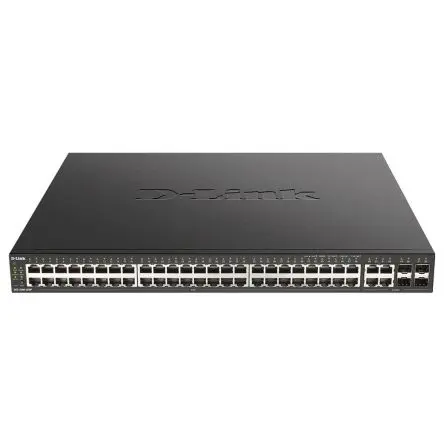 Produktfoto 1 von D-Link 52-Port Gigabit Managed Max PoE Switch Verwalteter Switch 52-Port Managed Power Over Ethernet 1000Mbit/s