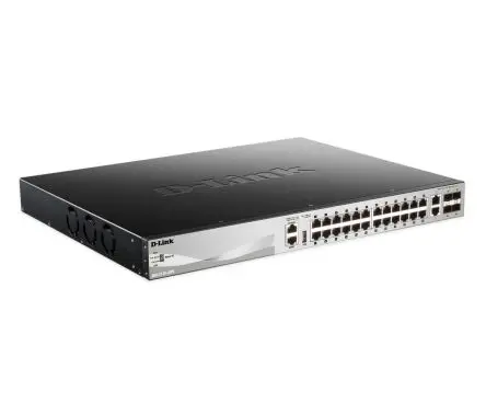 Produktfoto 1 von D-Link 54-Port Layer 3 Stackable Managed SFP Switch with 10G Uplinks Verwalteter Switch 54-Port Managed Power Over