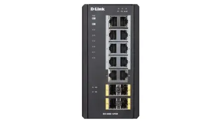 Produktfoto 1 von D-Link 14-Port Industrial Gigabit Managed PoE Switch Verwalteter Switch 14-Port Managed Power Over Ethernet 1000Mbit/s