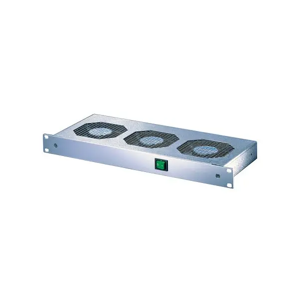 Produktfoto 1 von nVent SCHROFF 10713 Lüftereinschub, Typ Lüftermodul, 1 U, 3 Lüfter, 506 m³/h, B. 193 mm, H. 43.5 mm, L. 483 mm