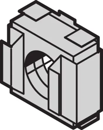 Produktfoto 1 von nVent SCHROFF Käfigmutter-Set M6 Stahl zinkplattiert