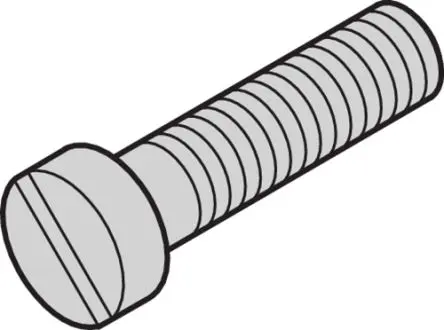 Produktfoto 1 von nVent SCHROFF Schraube Maschinenschraube Stahl 12 mm