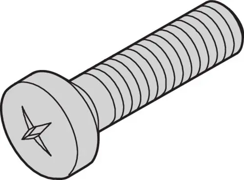 Produktfoto 1 von nVent SCHROFF 21101 Schraubbefestigung, Schraubbefestigung für Hintergrundplatinen, Prüfadapter, Stahl, M2.5, 100 Per