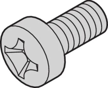Produktfoto 1 von nVent SCHROFF 21101 Schraubbefestigung, Schraubbefestigung für Hintergrundplatinen, Prüfadapter, Stahl, M6, 100 Per Pack