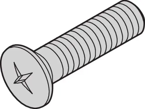 Produktfoto 1 von nVent SCHROFF 21101 Schraubbefestigung, Schraubbefestigung für Schrank, Stahl, M5, 100 Per Pack Stück
