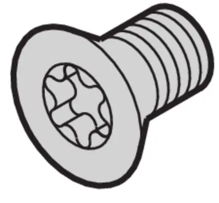 Produktfoto 1 von nVent SCHROFF Senkkopf Schraube Maschinenschraube Stahl Verzinkt 12 mm