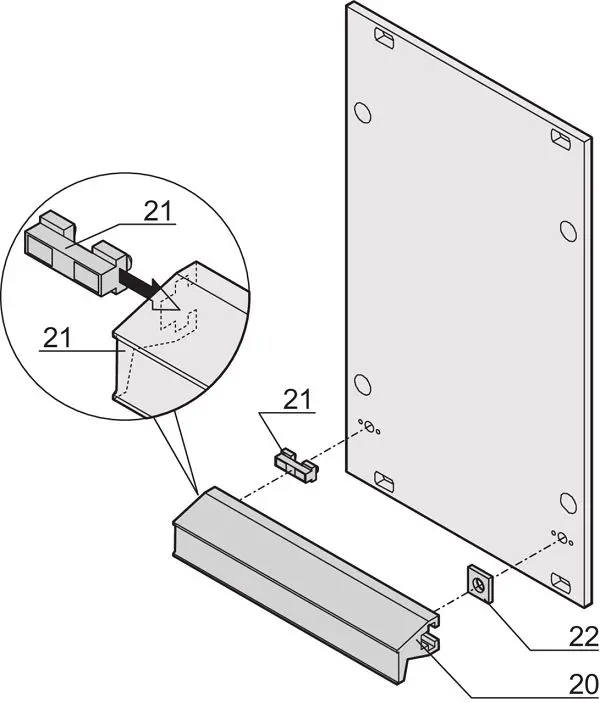 nVent SCHROFF Griff Griff Alu für Frontplatten