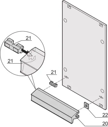 Produktfoto 1 von nVent SCHROFF Griff Griff Alu für Frontplatten