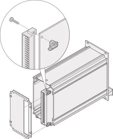 nVent SCHROFF 24812 Rack-Montagezubehör, Hardwarekit für Schroff-Rahmen-Steckgeräte mit Führungsschienen, Zinkdruckguss,