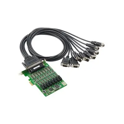 Produktfoto 1 von MOXA PCIe Serielle Karte Seriell, 8-Port RS485, RS422, RS232 921.6 kbps 128 bit