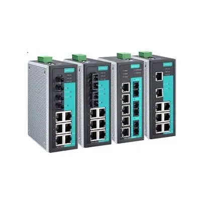 Produktfoto 1 von MOXA Ethernet-Switch 8-Port Managed Ethernet Switch Power Over Ethernet