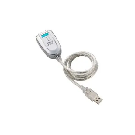 Produktfoto 1 von MOXA D-Sub-Adapter Schnittstellenkonverter, USB Typ A, USB-Typ B, DB9-Stecker