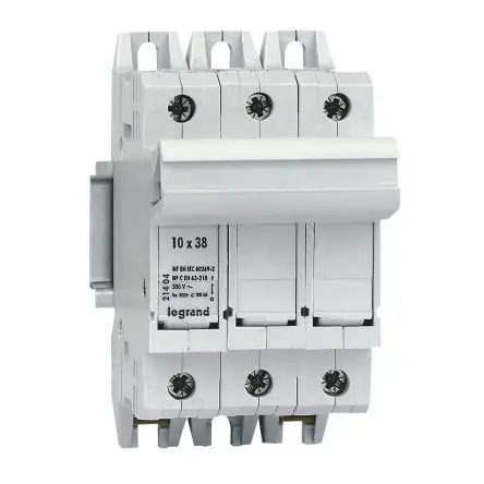Produktfoto 1 von Legrand Elektronischer Schutzschalter, 3-polig 48 V dc 60269-2-1, NF C 63-210-211-NF C 60-200-IEC 60269-1, 60269-2