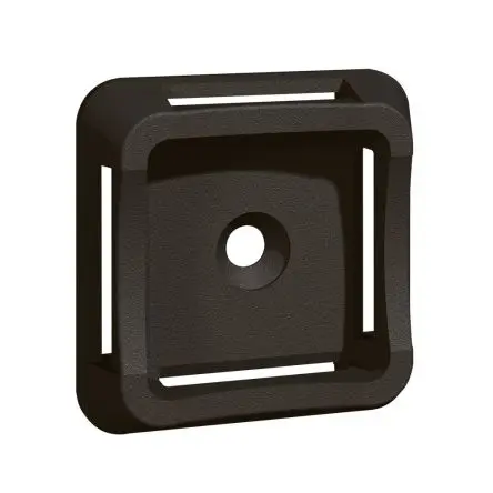 Produktfoto 1 von Legrand Schraubbefestigung 320 Kabelbinder, Kunststoff Schwarz 38 mm x 20 mm Kabelbinder x 38mm für 4.5 mm