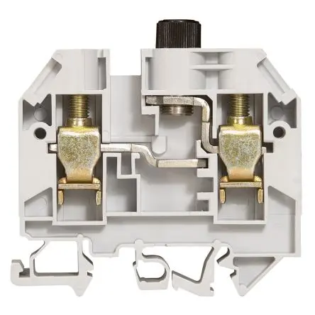 Produktfoto 1 von Legrand Viking3 Anschlussklemmenblock Blau, Grau, Orange, 500V Schraubbefestigung Abgesichert