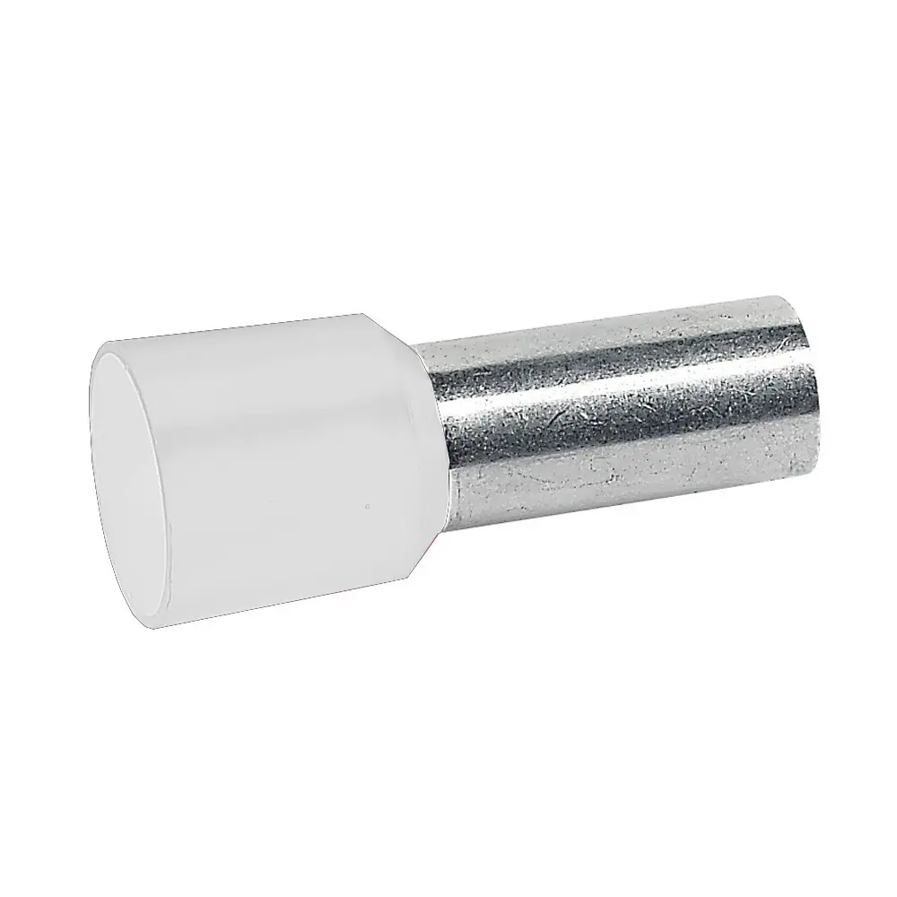 Produktfoto 1 von Legrand Kabelende, Stift ø 6.3 mm, Weiß, Polypropylen, 23 mm