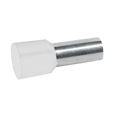 Produktfoto 1 von Legrand Kabelende, Stift ø 6.3 mm, Weiß, Polypropylen, 23 mm
