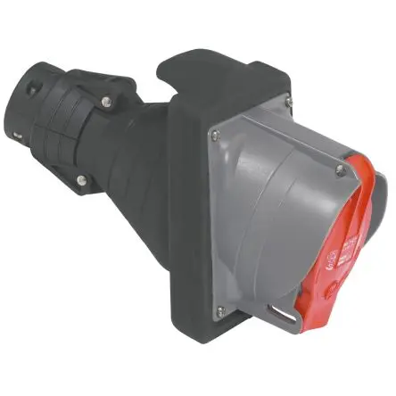 Legrand Buchse Schwarz 3P+PE, 415V, Panel IP44, IP55 63A