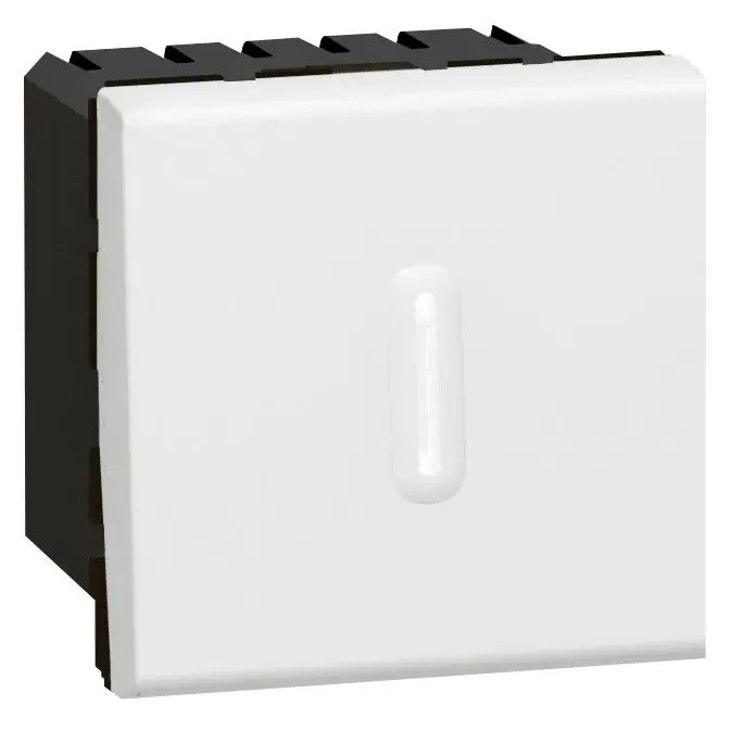 Produktfoto 1 von Legrand MOSAIC Zeitschaltuhr Lichtschalter Weiß IP41 8 A, Antrieb: Polycarbonat, Basis: Polycarbonat, ABS