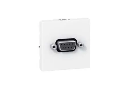 Produktfoto 1 von Legrand D-Sub-Steckverbinder, 2-polig, Schraubanschlussklemme Stecker/Buchse