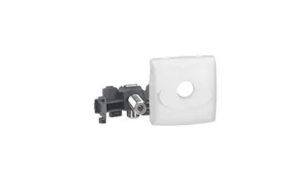 Produktfoto 1 von Legrand Prise Steckdose Buchse Innen ABS, Polycarbonat, Halogenfrei Weiß, Aluminium