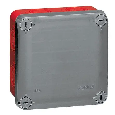 Produktfoto 1 von Legrand Plexo Polycarbonat, Polypropylen, ABS Abzweigdose Grau RAL 7037, Grau RAL 7001, Rot IP55 Breite 115mm Länge 115