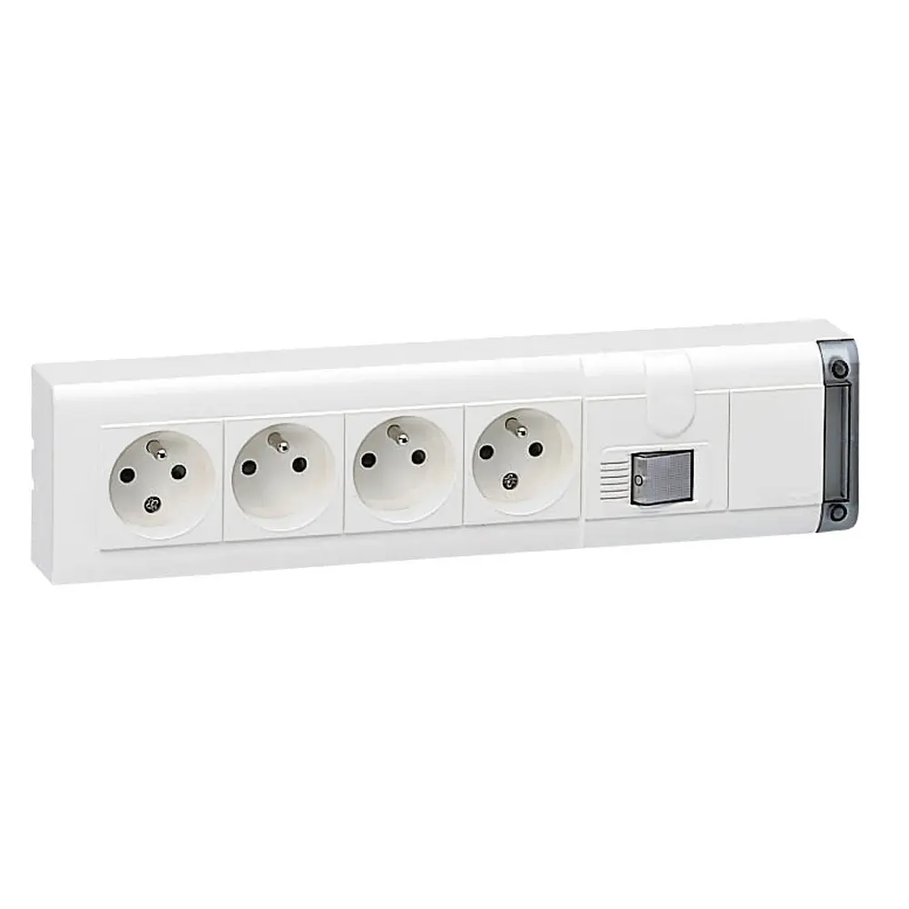 Produktfoto 1 von Legrand Steckdosenleiste, 4-fach, Typ E 230 V