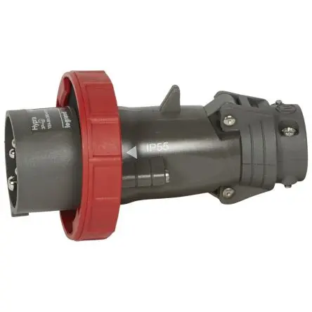 Produktfoto 1 von Legrand 5 Netzstecker Schwarz 3P+PE, 415V IP55, IP66, IP67 16A