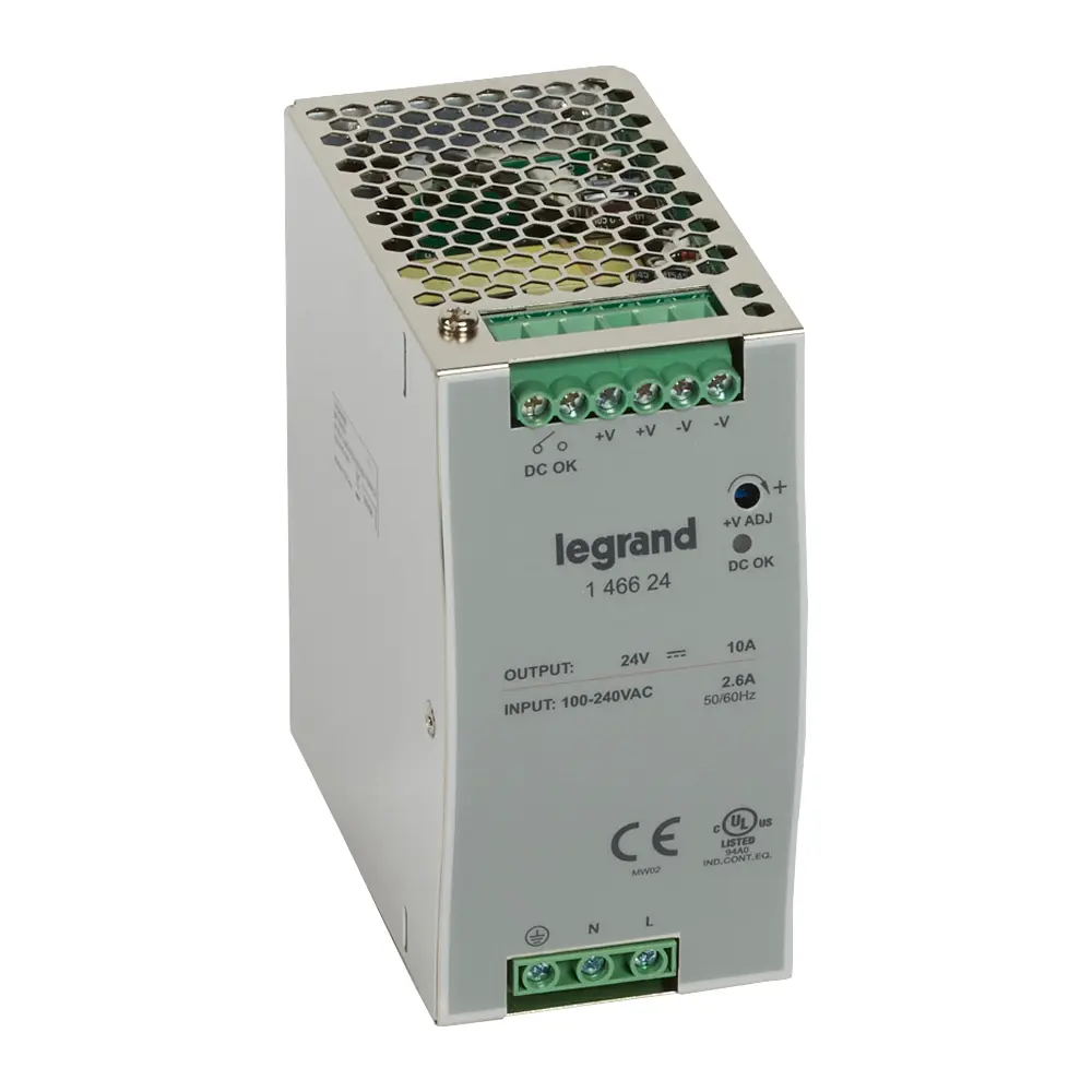 Produktfoto 1 von Legrand Schaltnetzteil, 24V dc / 10A 240W 100 → 240V ac