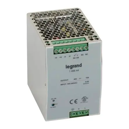 Produktfoto 1 von Legrand DIN-Schienen Netzteil Schaltnetzteile 240V ac/dc Wechselstrom/Gleichstrom / 10 A 48V dc DC 480 W