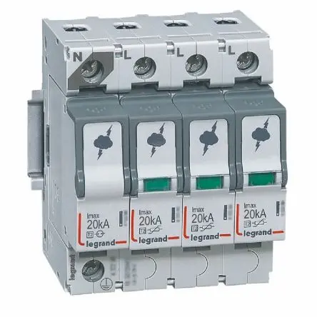 Produktfoto 1 von Legrand Überlastschutzgerät Überlastschutzgerät 20 kA 415V, DIN-Hutschiene, -20 °C→70 °C