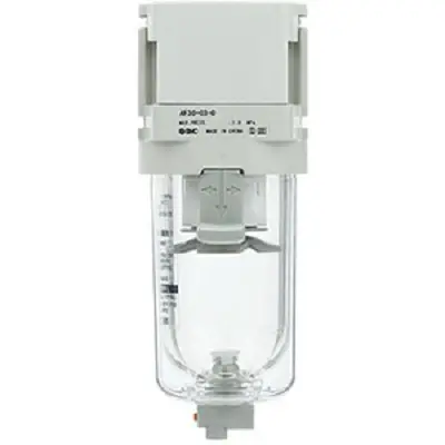 SMC AF60-D 5 μm Pneumatik-Filter, 6000 L/min max., Anschluss G1, 10 bar max.