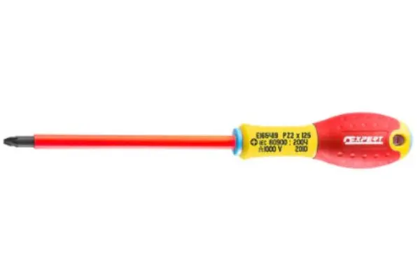 Produktfoto 1 von Expert by Facom VDE 1000V zugelassen Isoliert, Vanadium Stahl, 205 mm / Klinge 100 mm