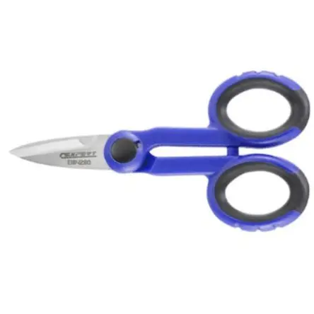 Produktfoto 1 von Expert by Facom Schere Edelstahl 145 mm Elektriker Bi-Material-Griff