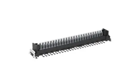 Produktfoto 1 von Fischer SMC Leiterplattenleiste Vertikal, 50-polig / 2-reihig, Raster 1.27 mm Raster Oberfläche, Kabel-Platine,