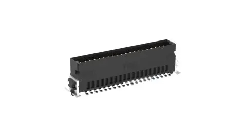 Produktfoto 1 von Fischer SMC Leiterplattenleiste Vertikal, 40-polig / 2-reihig, Raster 1.27 mm Raster Oberfläche, Kabel-Platine,