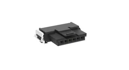 Produktfoto 1 von Fischer SMC Leiterplattenbuchse gewinkelt Oberfläche 6-polig / 1-reihig, Raster 1.27 mm Lot