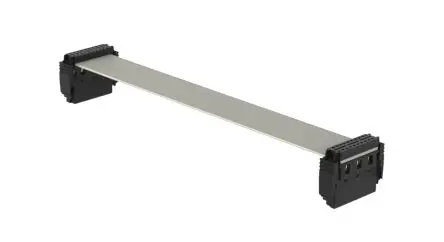 Produktfoto 1 von Fischer SMC Band Flachbandkabel konfektioniert 20, Anschluss A Buchse 200 mm Stecker rechtwinklig