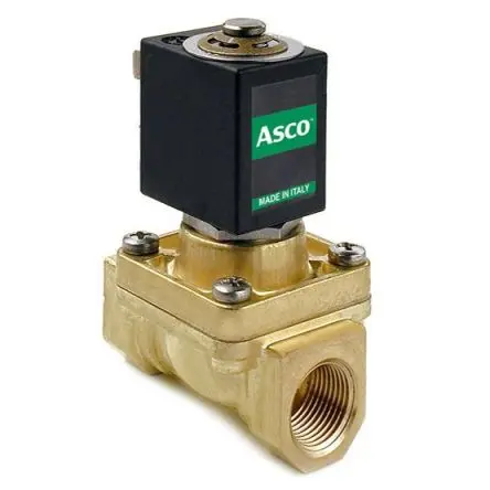 Produktfoto 1 von EMERSON – ASCO L145 Mit Gewinde, 2 Mit Gewinde Magnetventil 1/2 in 24V, Öffner 1/2 in, ATEX-zertifiziert