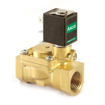 Produktfoto 1 von EMERSON – ASCO L182 Mit Gewinde, 2 Mit Gewinde Magnetventil 1/2 in 230V, Öffner 1/2 in, ATEX-zertifiziert