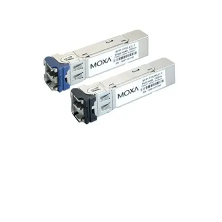 Produktfoto 1 von MOXA Transceiver, LC, Halb-Duplex, Voll-Duplex, Singlemode 100 Mbit/s 80 km, 100Mbit/s