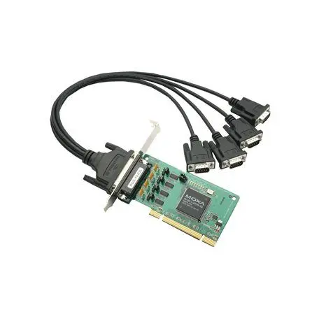 Produktfoto 1 von MOXA PCI Serielle Karte Seriell, 4-Port RS232 921.6 kbps 128 bit