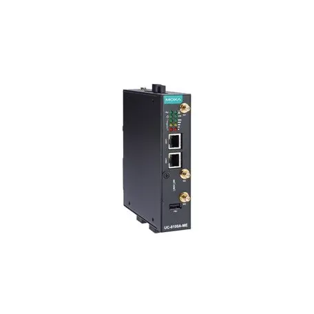 Produktfoto 1 von MOXA UC-8100A-ME-T Industrie-PC 1 Adern, ARM Cortex, 8000 MB 1GHz IP30 für Linux