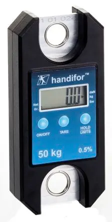 Produktfoto 1 von Tractel Kraft-Messgerät bis Handifor / ±0.5 %, Auflösung 0.2 kg